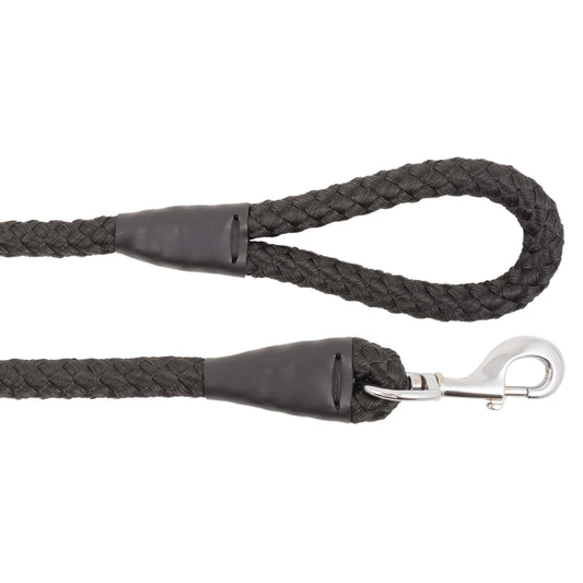 Ancol Heritage Nylon Rope Lead Black 1.07mx20mm
