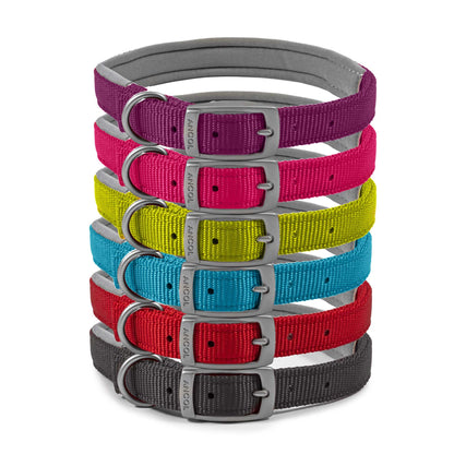 Ancol Viva Padded Buckle Collar Black Size 5