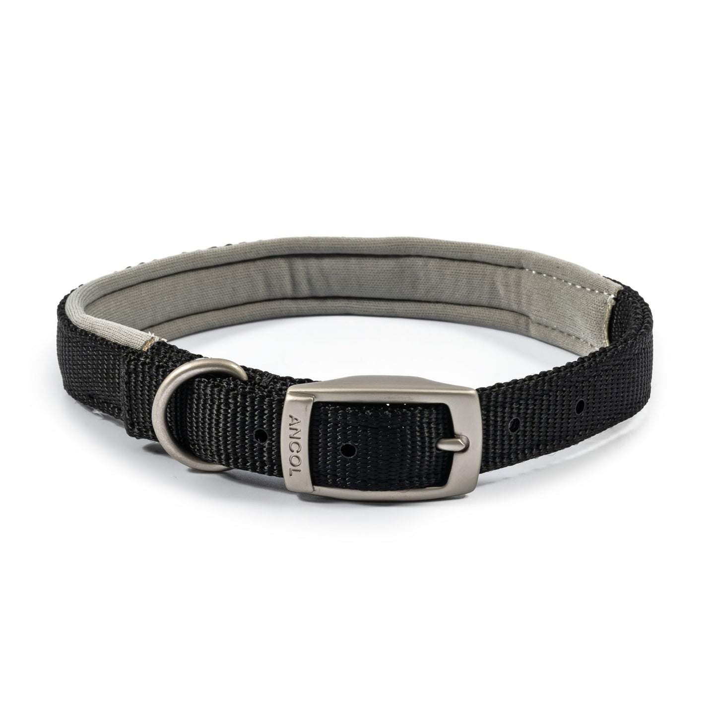 Ancol Viva Padded Buckle Collar Black Size 5