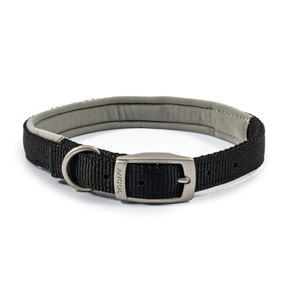 Ancol Viva Padded Buckle Collar Black Size 5