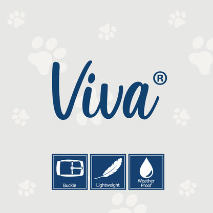 Ancol Viva Padded Buckle Collar Black Size 5