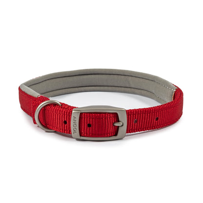 Ancol Viva Padded Buckle Collar Red Size 5