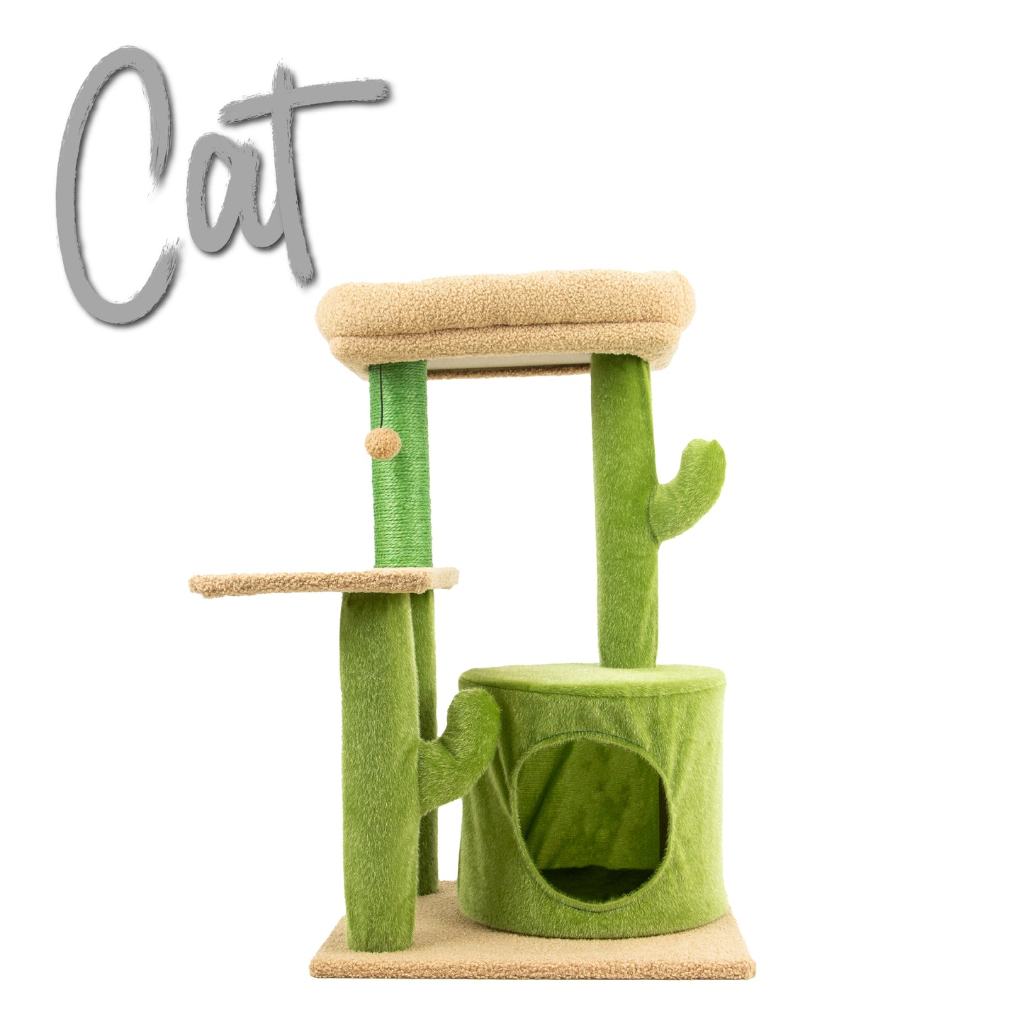 Ancol Desert Cactus Cat Bed/Scratch Post