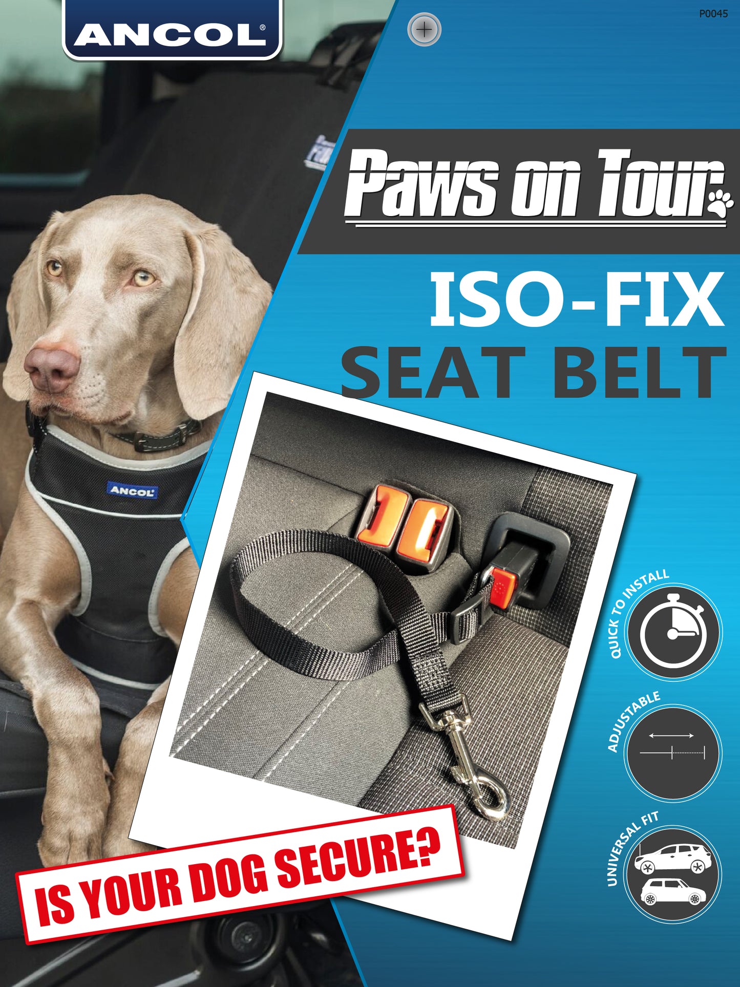 Ancol ISOfix Seatbelt