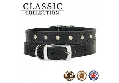 Ancol Leather Stud Collar