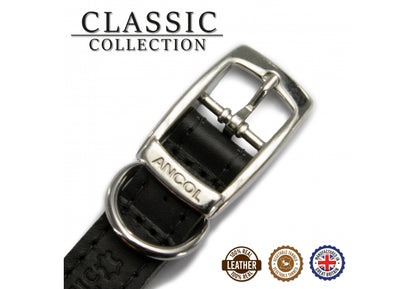 Ancol Leather Stud Collar