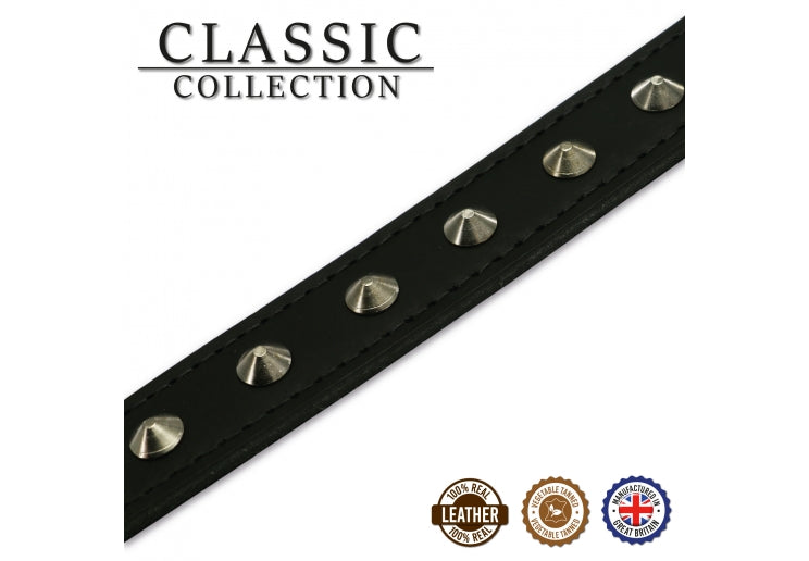 Ancol Leather Stud Collar