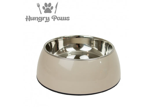 Ancol Oatmeal Stainless Steel Bowl