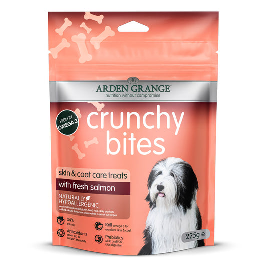 Arden Grange Crunchy Bites with Salmon 225g