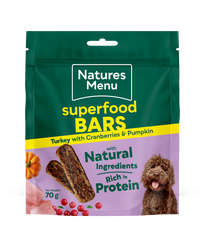 Natures Menu Superfood Bars - Turkey 70g