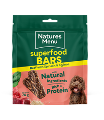 Natures Menu Superfood Bars - Beef 70g