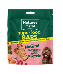 Natures Menu Superfood Bars - Salmon & White Fish 70g
