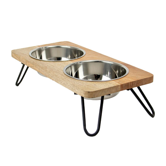 Ancol Raised Feeder 880ml x2