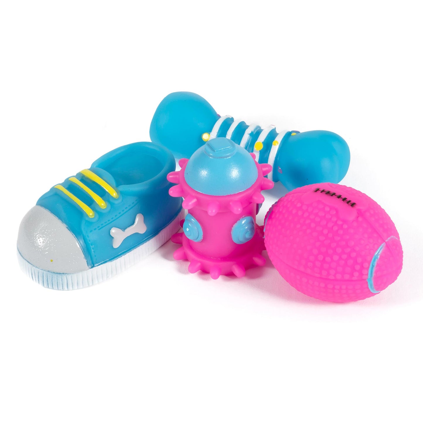 Ancol Small Bite Vinyl Puppy Selection 4pc pack