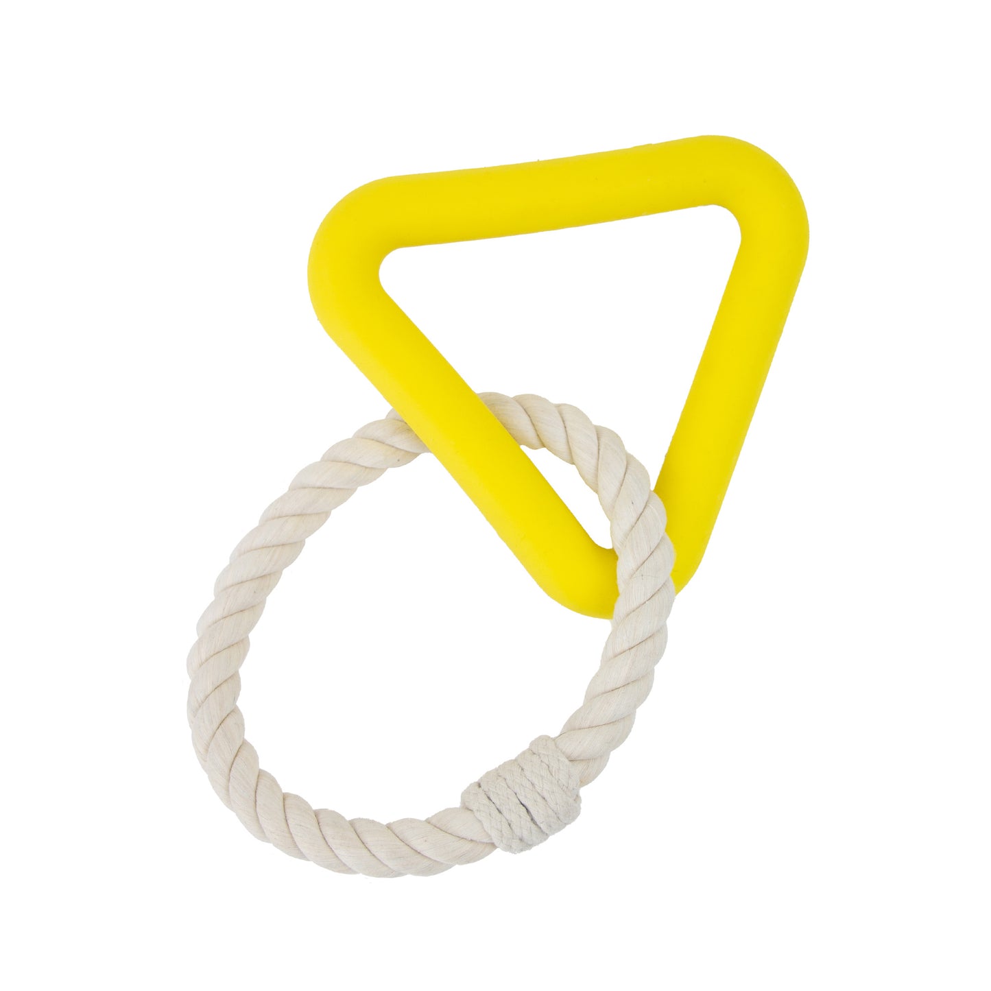 Ancol Playtime Natural Ropey Triangle (Yellow)