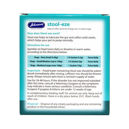 Johnson's Stool-Eze for dogs