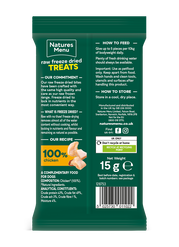 Natures Menu Freeze Dried Treats - Chicken Bites 15g