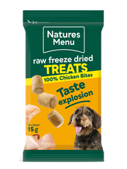 Natures Menu Freeze Dried Treats - Chicken Bites 15g