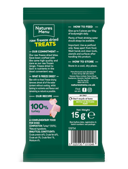 Natures Menu Freeze Dried Treats - Turkey Bites 15g
