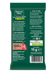 Natures Menu Freeze Dried Treats - Beef Bites 15g