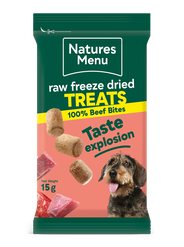 Natures Menu Freeze Dried Treats - Beef Bites 15g