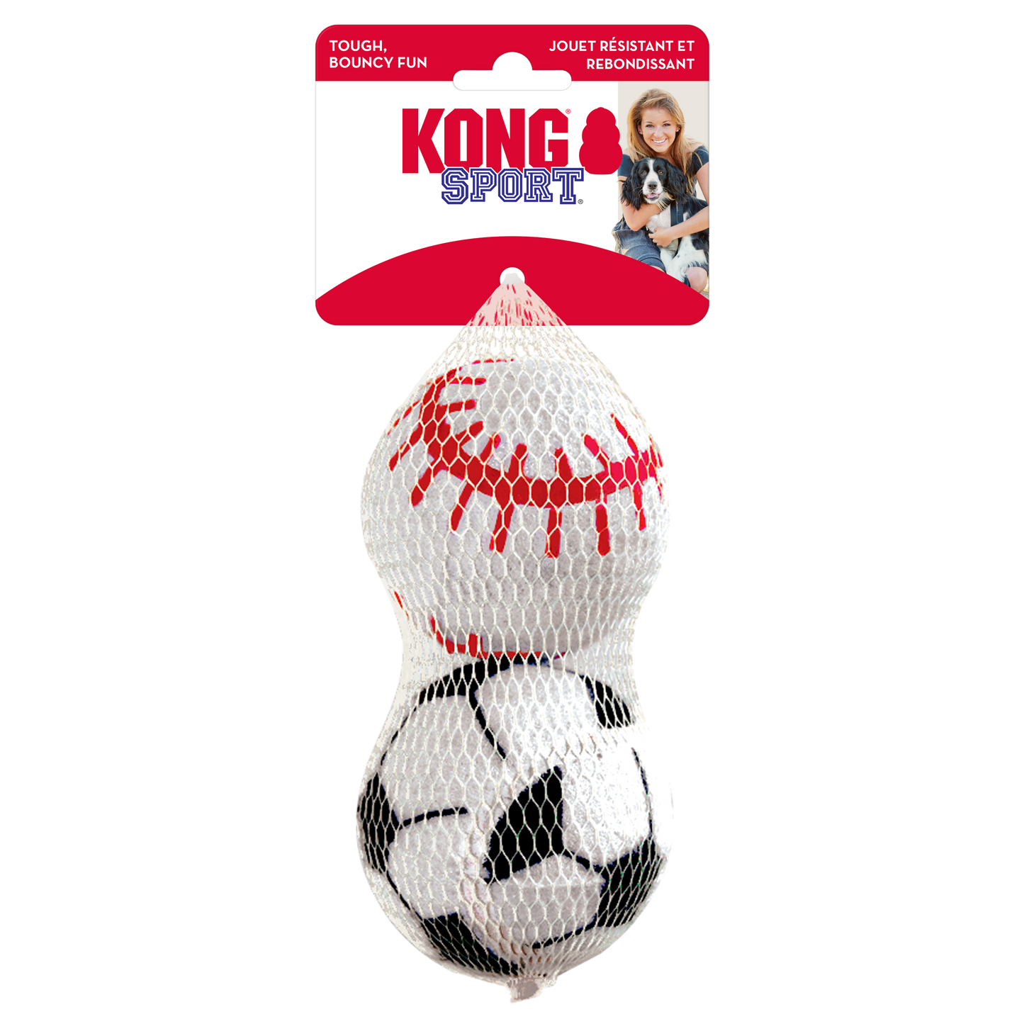 KONG Sport Durable Fetch Dog Toy - Large 2-Pack