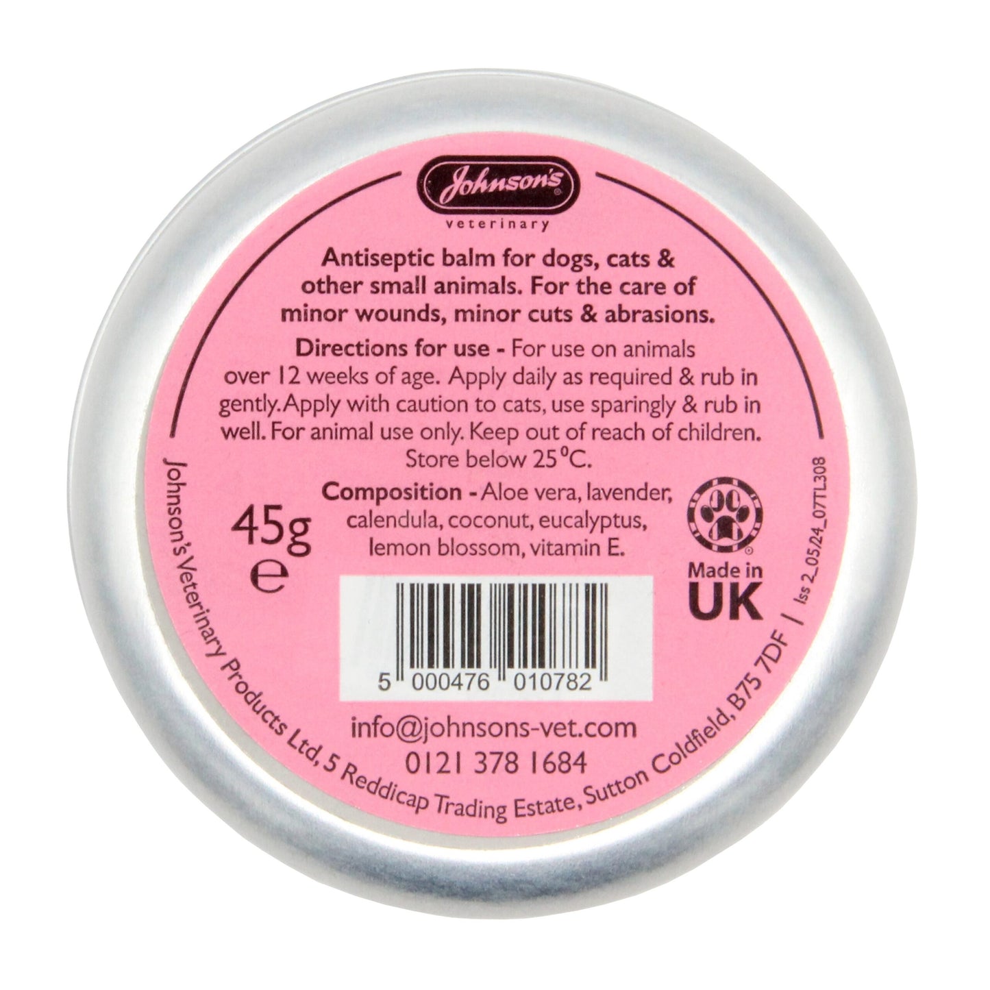 Johnson's Antiseptic Balm 45g