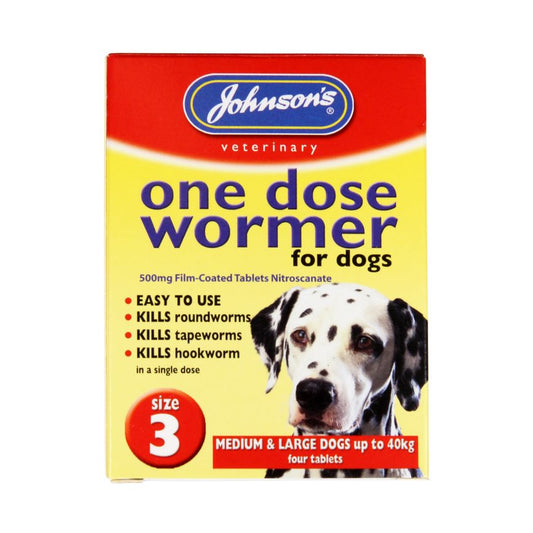 Johnson's One Dose Wormer – Size 3