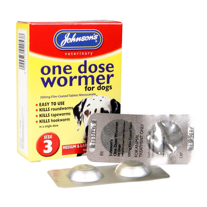 Johnson's One Dose Wormer – Size 3