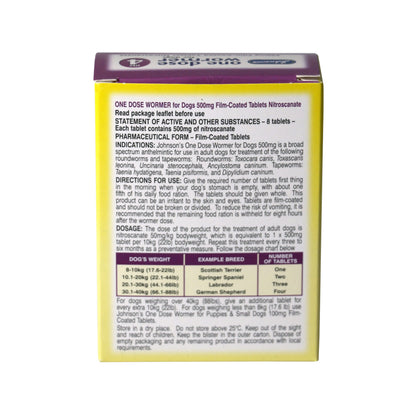 Johnson's One Dose Wormer – Size 4