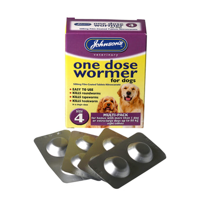 Johnson's One Dose Wormer – Size 4