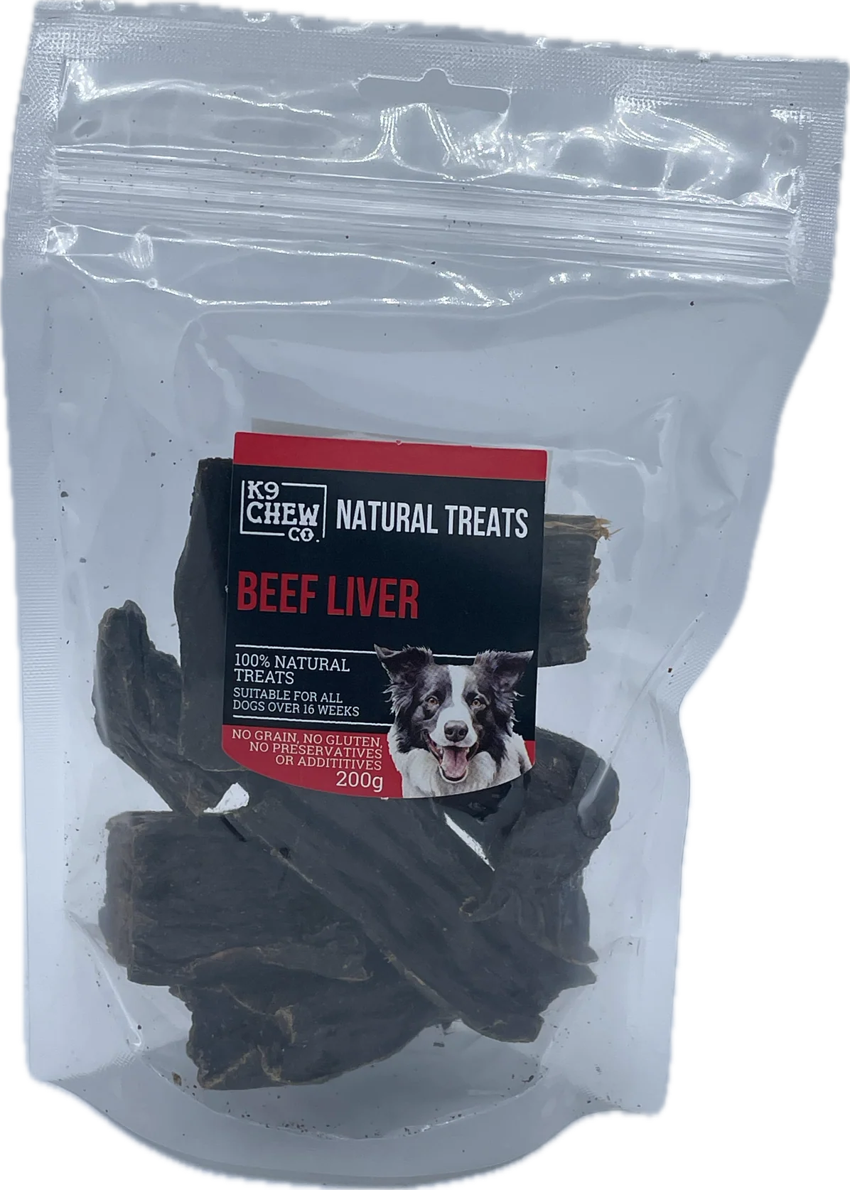 K9 Chew Co. Beef Liver 200g