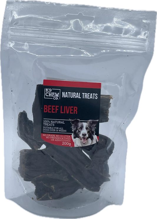 K9 Chew Co. Beef Liver 200g
