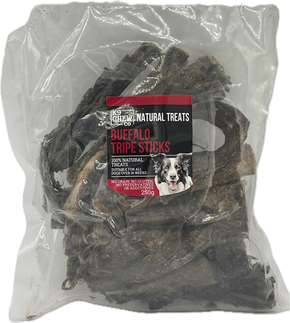 K9 Chew Co. Buffalo Tripe Sticks 250g