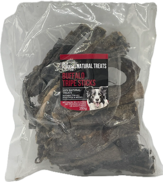 K9 Chew Co. Buffalo Tripe Sticks 250g