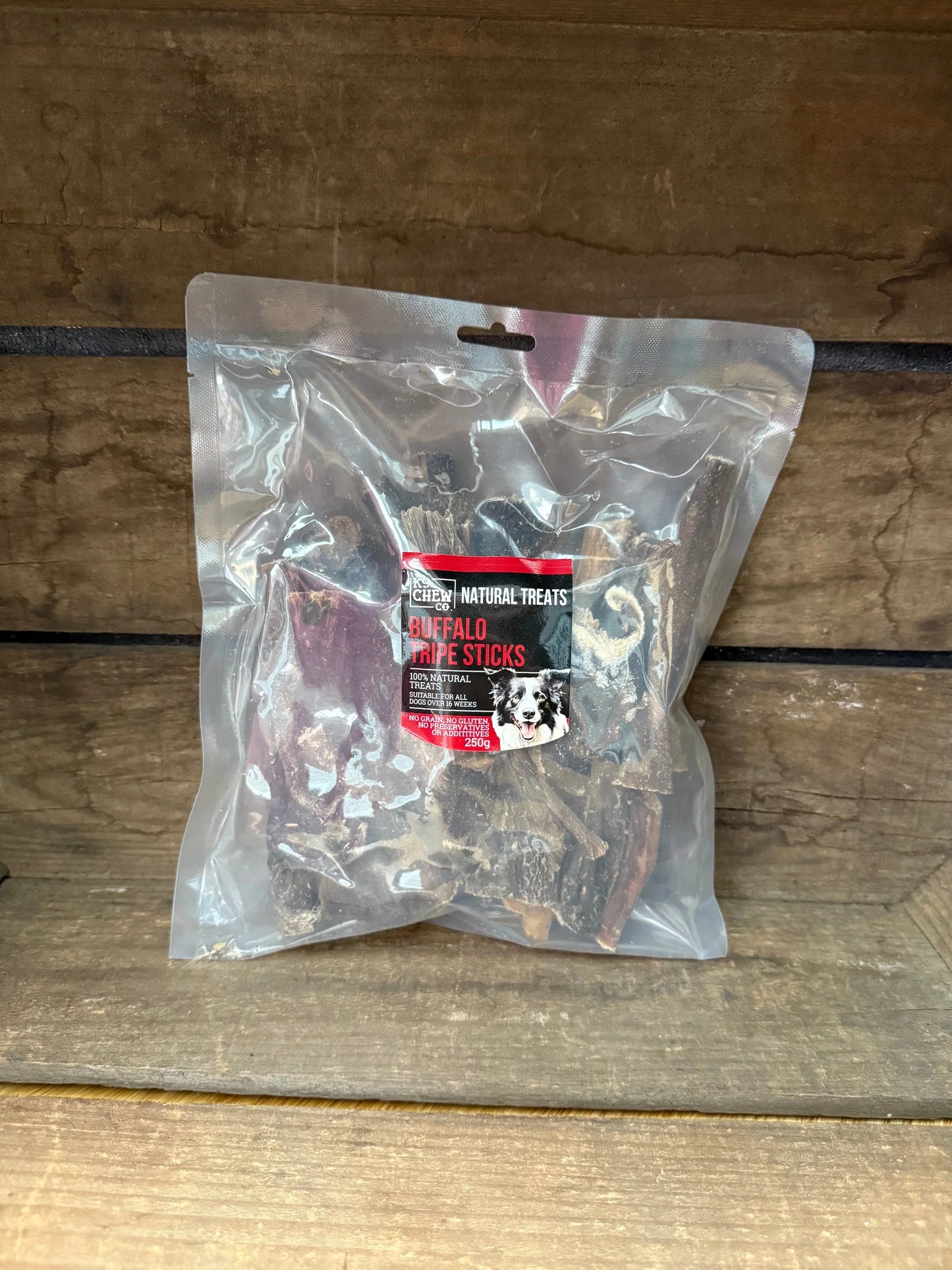 K9 Chew Co. Buffalo Tripe Sticks 250g