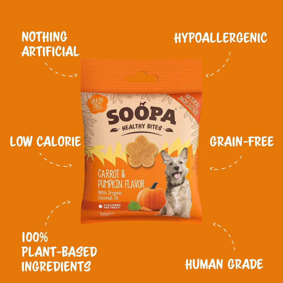 Soopa Carrot & Pumpkin Bites 50g