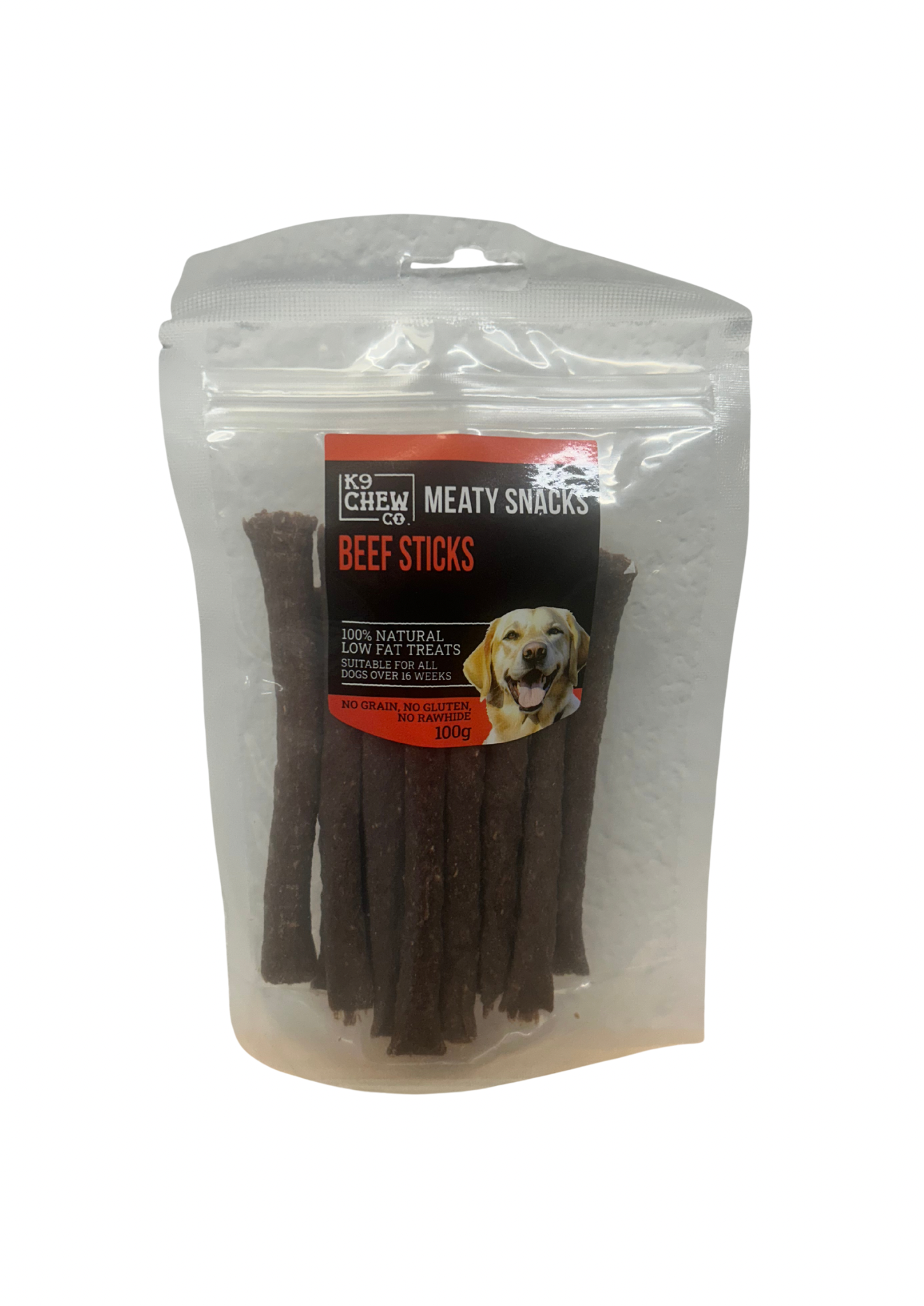 K9 Chew Co. Beef Snack Sticks 100g