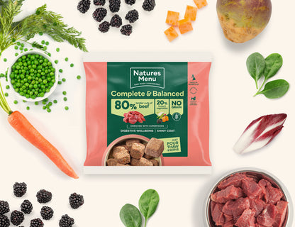Natures Menu Complete & Balanced 80/20 Nuggets Beef 1kg