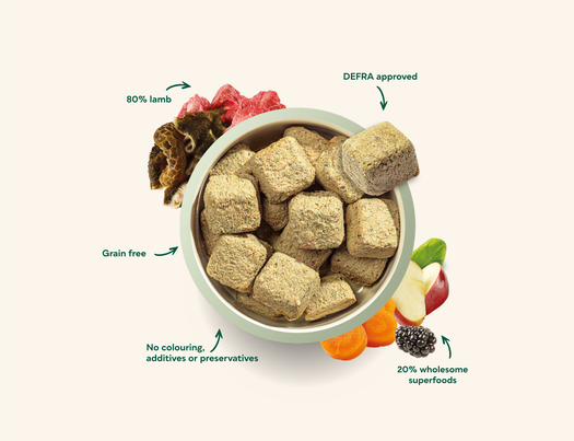 Natures Menu Complete & Balanced 80/20 Nuggets Lamb 1kg