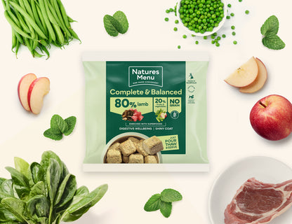 Natures Menu Complete & Balanced 80/20 Nuggets Lamb 1kg