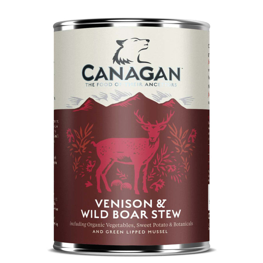 Canagan Wet Dog Food Venison & Wild Boar Stew 400g