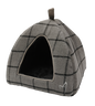 Gor Pets Camden Pyramid Pet Bed - Grey Check