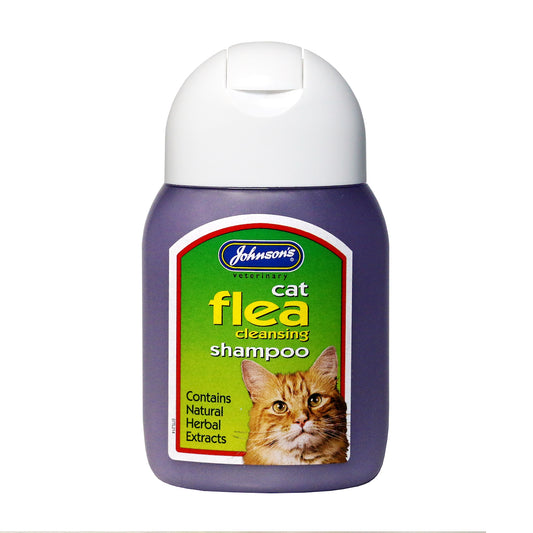 Johnson's Cat Flea Cleansing Shampoo – 125ml