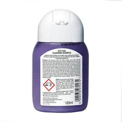 Johnson's Cat Flea Cleansing Shampoo – 125ml