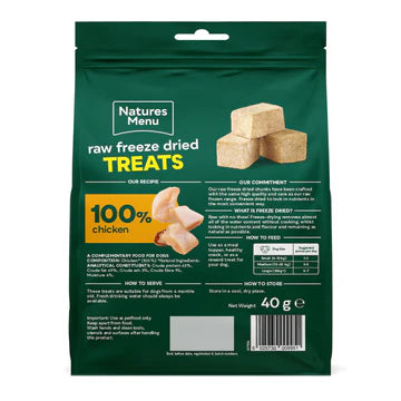 Natures Menu Freeze Dried Chicken Chunks 40g