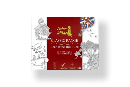 Paleo Ridge Classic Beef Tripe & Duck 1kg