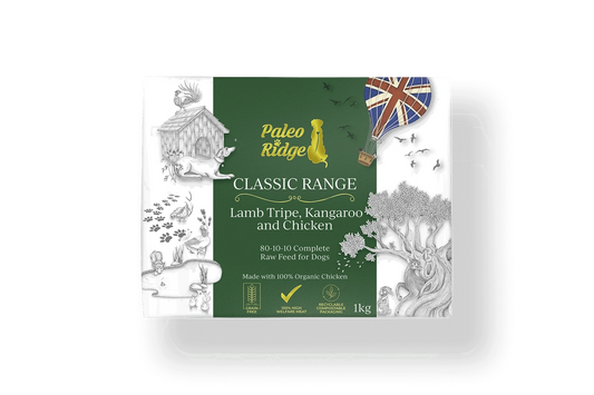 Paleo Ridge Classic Lamb Tripe, Kangaroo & Chicken 1kg