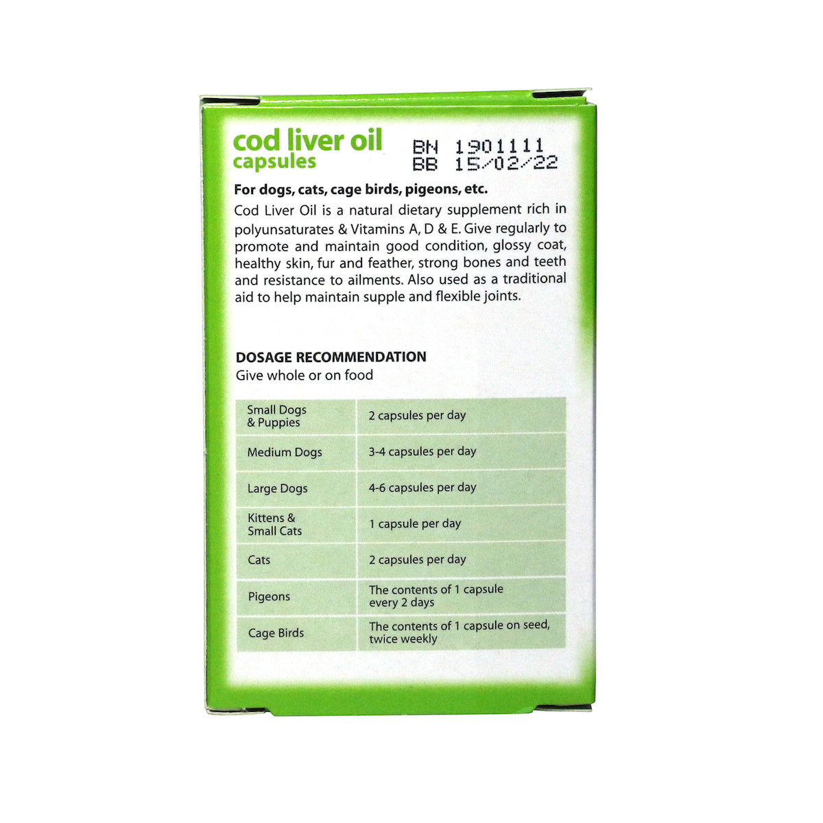 Johnson's Cod Liver Oil Capsules