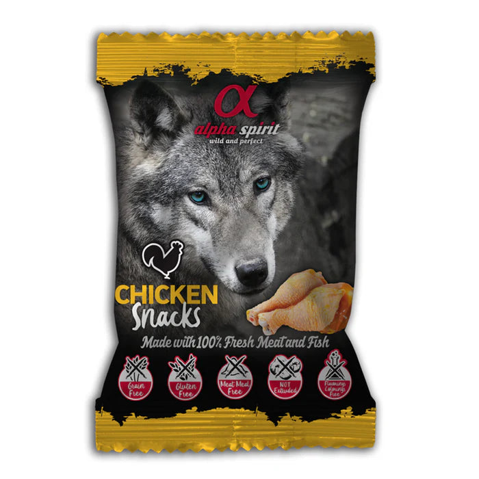 Alpha Spirit Chicken Dog Treats 50g